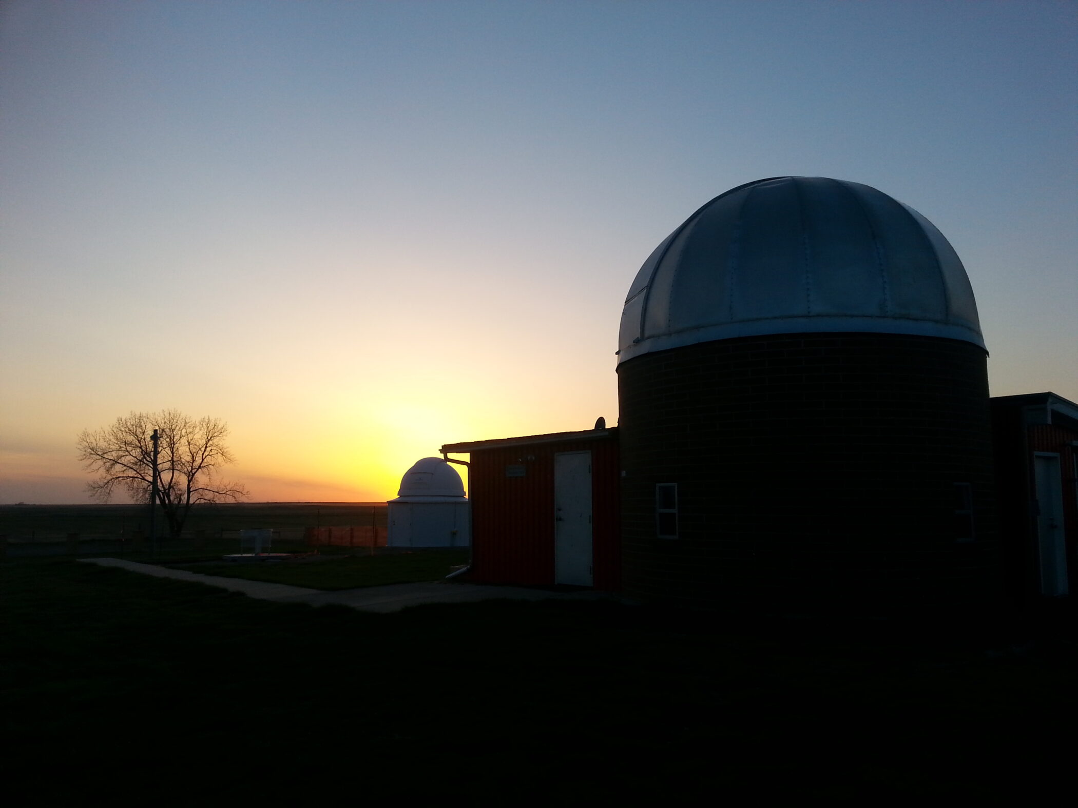 Spring Star Party Open House attendees at the observatory